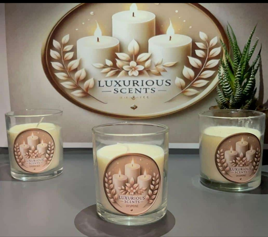 Jasmine and Gardenia Scented Candles